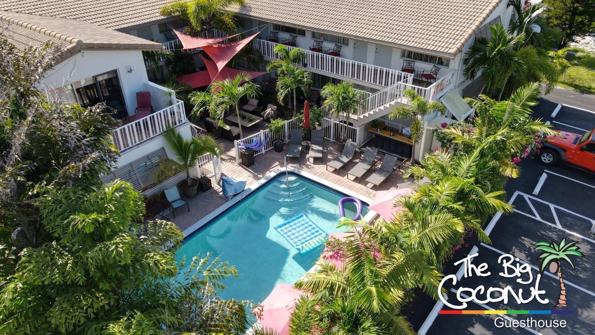 The Big Coconut Guesthouse - Gay Men'S Resort Fort Lauderdale Dış mekan fotoğraf